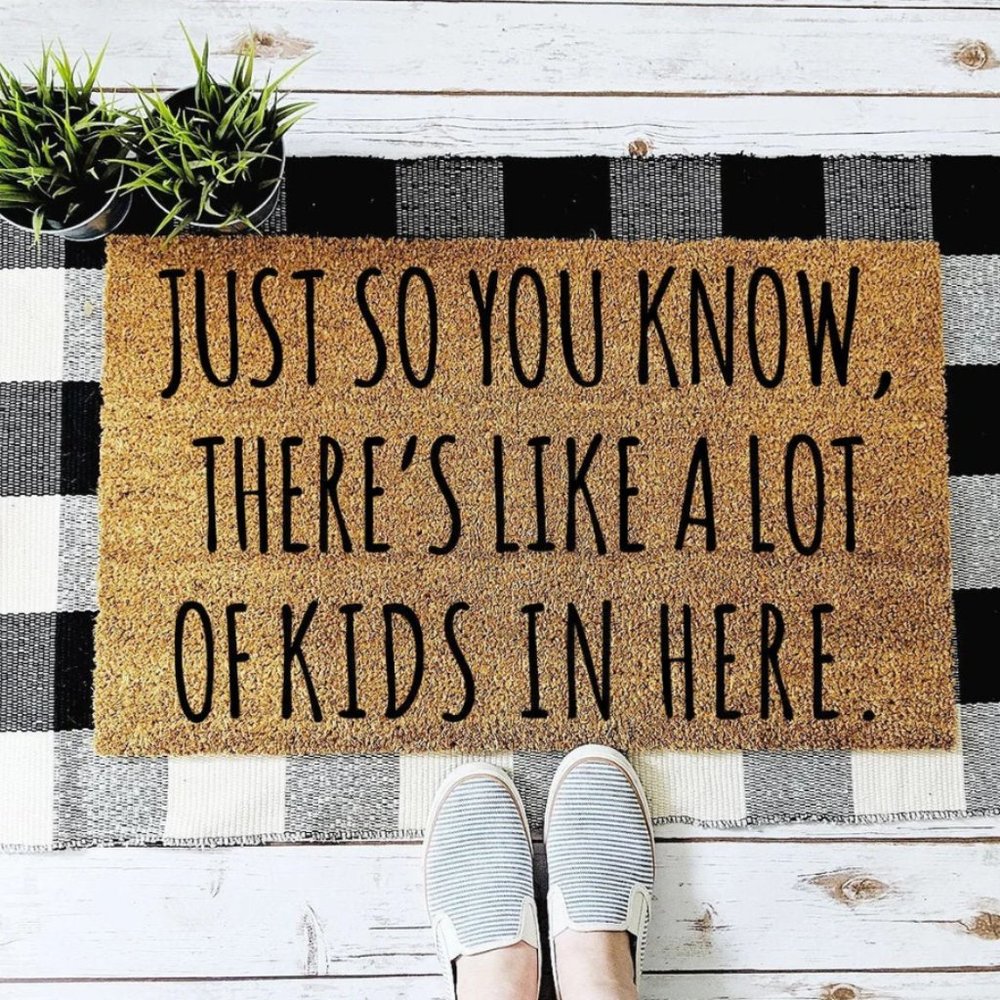 Urban Owl Lots of Kids Doormat, 18" x 30"